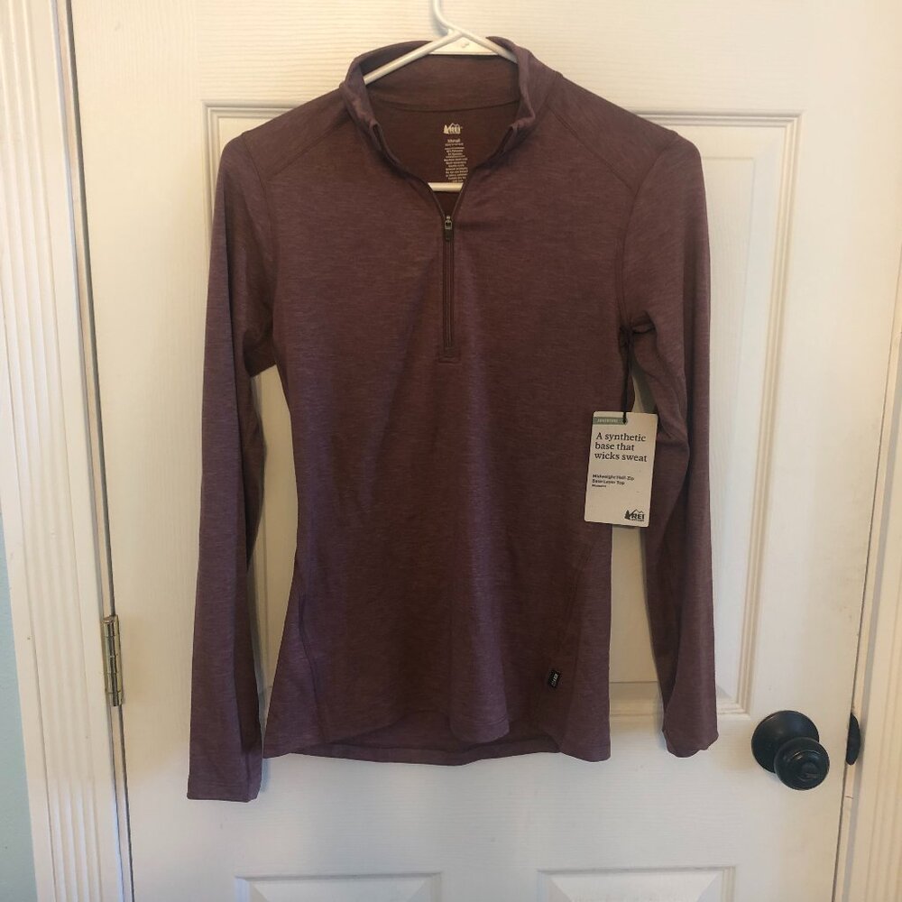 NWT REI Half-Zip Base Layer Top
